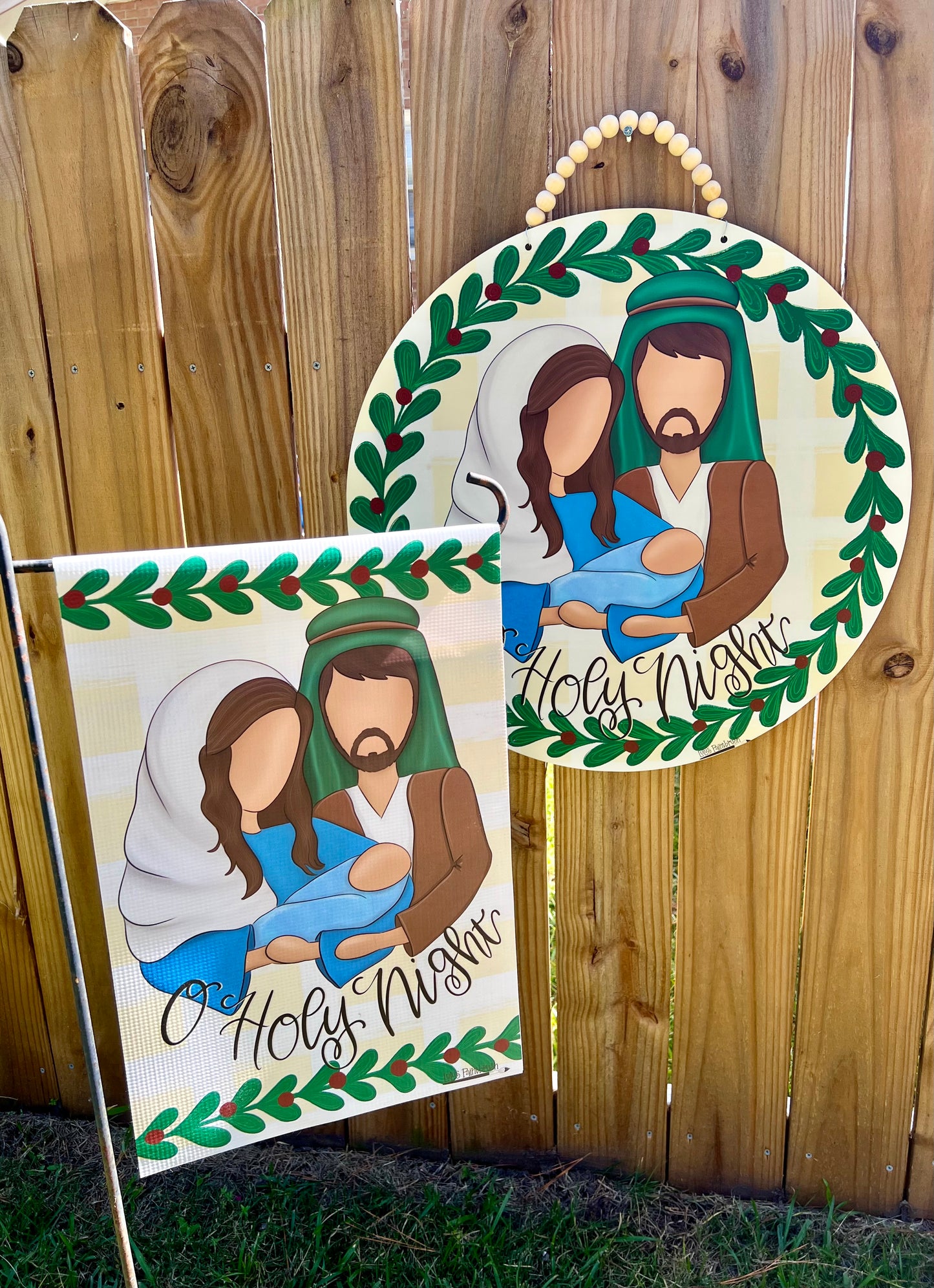 O Holy Night Door Hanger