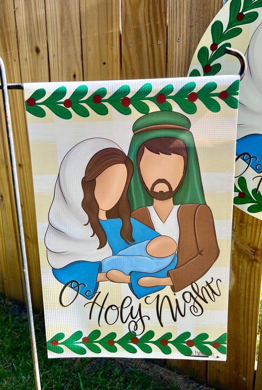 O Holy Night Flag Garden Flag