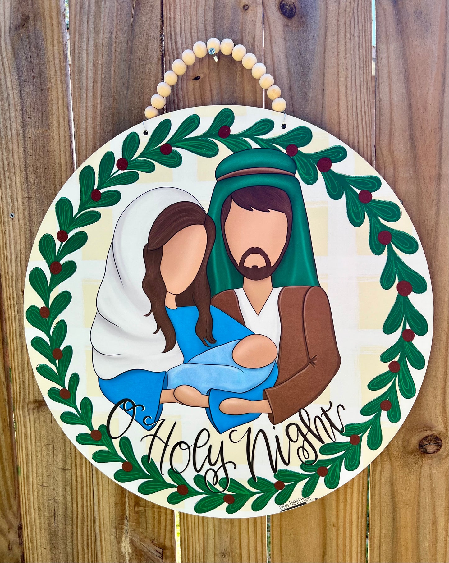 O Holy Night Door Hanger